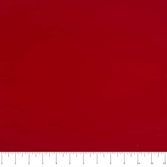 Feldman Red Cotton Flannel Fabric
